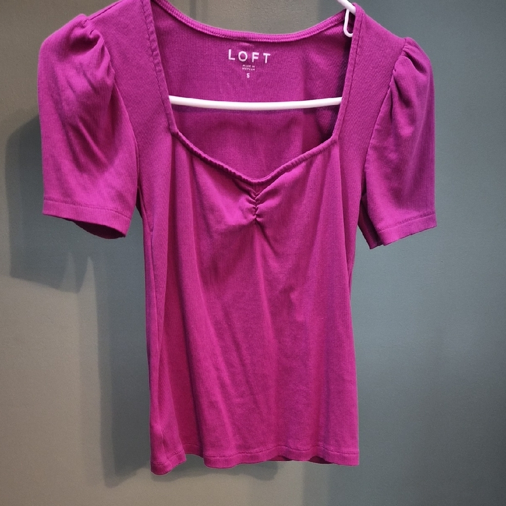 LOFT Women's Fuchsia Blouse